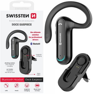 Zestaw głośnomówiący Swissten Zestaw słuchawkowy głośnomówiący do samochodu Bluetooth z uchwytem SWISSTEN 5