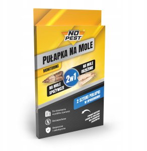 Staples PUŁAPKA LEP NA MOLE SPOŻYWCZE KUCHENNE ODZIEŻOWE UBRANIOWE 2W1 5 OPAKOWAŃ 12