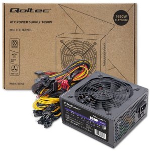 Zasilacz SilentiumPC Qoltec Wydajny Zasilacz ATX 1650W 80 Plus Platinum Gamingowy 9