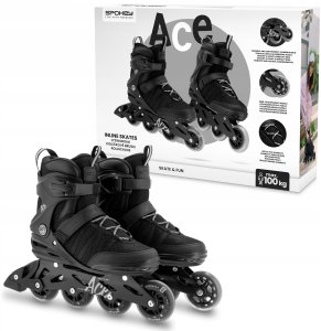 Rolki Spokey Rolki Regulowane Dla Dorosłych Rekreacyjne Kauczukowe Kółka ABEC-9 SPOKEY 7