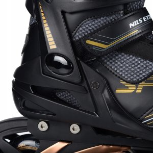 Rolki Nils Extreme Rolki Rekreacyjne Łyżworolki Kauczukowe Kółka ABEC-9 Dla Dorosłych NILS 16