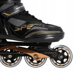 Rolki Nils Extreme Rolki Rekreacyjne Łyżworolki Kauczukowe Kółka ABEC-9 Dla Dorosłych NILS 4