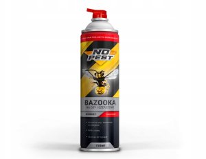 NO PEST SILNY SPRAY PREPARAT OPRYSK ŚRODEK NA OSY SZERSZENIE GNIAZDA BAZOOKA 750ML 2