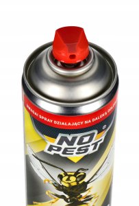 NO PEST SILNY SPRAY PREPARAT OPRYSK ŚRODEK NA OSY SZERSZENIE GNIAZDA BAZOOKA 750ML 8