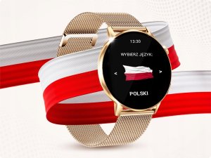 Smartwatch JG Smart Smartwatch Damski Amoled Rozmowy Menu Polski - Zdrowie Sport Chat GPT Złoty 11