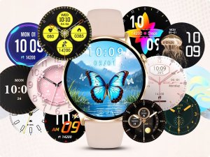 Smartwatch JG Smart Smartwatch Damski Amoled Rozmowy Menu Polski - Zdrowie Sport Chat GPT Złoty 6
