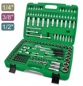 Zestaw narzędzi Topex ZESTAW NARZĘDZI KLUCZY NASADOWYCH 1/4" 3/8" 1/2" 151EL TOPTUL GCAI151R 2