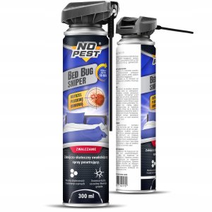 NO PEST SNIPER ŚRODEK OPRYSK SPRAY AEROZOL PREPARAT NA PLUSKWY DOMOWE NO PEST 300ML 4