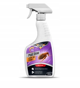 NO PEST SPRAY ŚRODEK PREPARAT OPRYSK PŁYN KONCENTRAT NA PCHŁY ZESTAW NO PEST 2w1 4