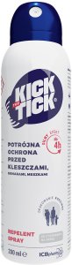 DETTER SPRAY ŚRODEK PREPARAT PŁYN ODSTRASZACZ NA KLESZCZE KOMARY ICB PHARMA 200ML 2