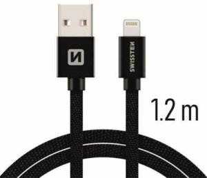 Swissten SWISSTEN Kabel do ładowania USB Lightning 1,2m 3A 15