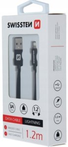 Swissten SWISSTEN Kabel do ładowania USB Lightning 1,2m 3A 3
