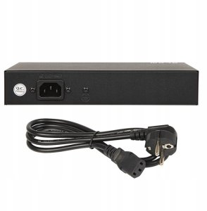 Switch Utepo SWITCH POE DO KAMER 4xPOE 100Mbps 2xUpLINK 75W BLOW Extend mode 4