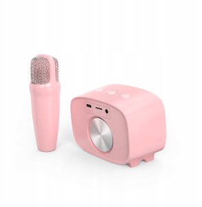 Głośnik My First Zestaw do Karaoke 2w1 Głośnik Mikrofon Bluetooth 5 Efektów Echo Dla Dzieci 2