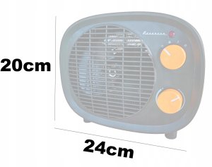 Termowentylator Ravanson Termowentylator RAVANSON FH-105 2000W 3 stopnie grzania Farelka 5