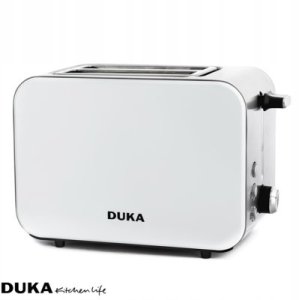 Toster DUKA Toster do kanapek DUKA Bosse 1214415 Biały 850W Dwukomorowy Opiekacz 2