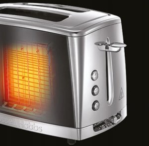 Toster Russell Hobbs Toster Russell Hobbs Luna Moonlight 23221-56 Ruszt Regulacja Szary 4