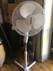 Termowentylator Ravanson Wentylator stojący RAVANSON WT-1040S BIAŁY 40 cm Wiatrak podłogowy 13