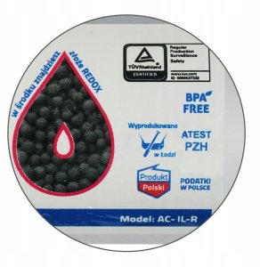 Fit Aqua Wkład Jonizujący FITAQUA Redox Aktywny Wodór 2 Kartridż pH+ Filtr Wody 4