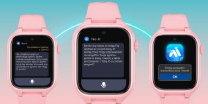 Smartwatch STELIO Smartwatch for Kids JUNIOR PRO AI OpenAI 4G GPS różowy 4
