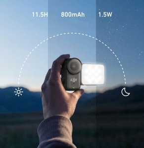 Lampa pierścieniowa Telesin Lampa Led 25 Magnes 1.5w 3000k- 6000k Usb-c Do Dji Osmo Nano Osmo Action 6 / S5-bgd-17-tdj 15