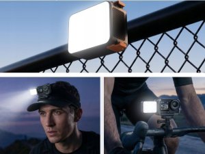 Lampa pierścieniowa Telesin Lampa Led 25 Magnes 1.5w 3000k- 6000k Usb-c Do Dji Osmo Nano Osmo Action 6 / S5-bgd-17-tdj 18