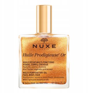 Nuxe NUXE_SET Huile Prodigieuse Or olejek do ciała 100ml + Hair Prodigieuse szampon do włosów 30ml + żel pod prysznic 100ml 3