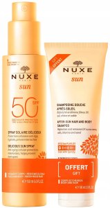 Nuxe NUXE_SET Sun mleczko do opalania spray SPF50 150ml + żel pod prysznic 100ml 2