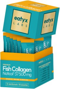 Collibre EATYX_Fish Collagen Naticol kolagen w saszetkach suplement diety Mango 30 x 2,5g 11