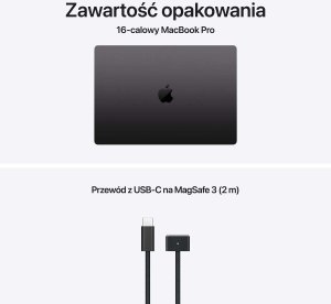 Laptop Apple MacBook Pro 16 M5 Max / 64 GB / 2 TB / Zasilacz 140 W / Ekran Nanostrukturalny (MGE94/D1/S1/US/140W) 9