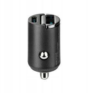 Ładowarka Joyroom Joyroom JR-CCN18 65W A+C Pull-Ring Style Mini Car Charger Black 6