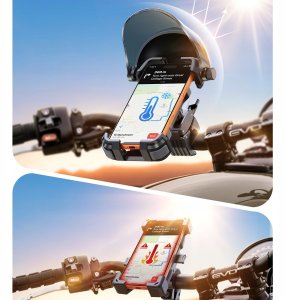 Joyroom Joyroom JR-ZS528 Sunshade Cycling Phone Mount (Convertible Version) Black 12