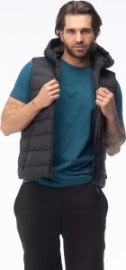 4kom.pl Męska kamizelka pikowana Martes essentials MIRADO VEST czarny rozmiar XL 10