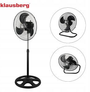 Termowentylator Klausberg WENTYLATOR WIATRAK PODŁOGOWY BIURKOWY ŚCIENNY 3w1 KLAUSBERG KB-9042 7