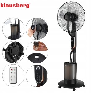 Termowentylator Klausberg WENTYLATOR WIATRAK PODŁOGOWY MGIEŁKOWY Z NAWILŻACZEM KLAUSBERG KB-9043 5