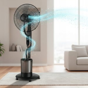 Termowentylator Klausberg WENTYLATOR WIATRAK PODŁOGOWY MGIEŁKOWY Z NAWILŻACZEM KLAUSBERG KB-9043 7