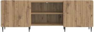 vidaXL vidaXL Szafka pod telewizor Dąb artisan 150 x 31 x 52 cm 4
