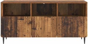 vidaXL vidaXL Szafka pod telewizor z szufladą Stare drewno 102 x 34,5 x 50 cm 4