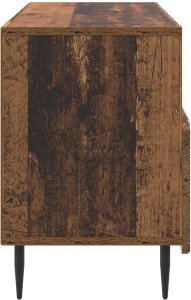 vidaXL vidaXL Szafka pod telewizor z szufladą Stare drewno 102 x 34,5 x 50 cm 5