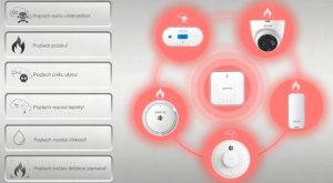 Santech Safe Centralna jednostka sterująca 50HUB-WRF 6