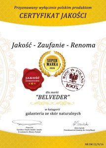 Belveder Mały Portfel z portmonetką na karty damski Skórzany czarny 2166 9
