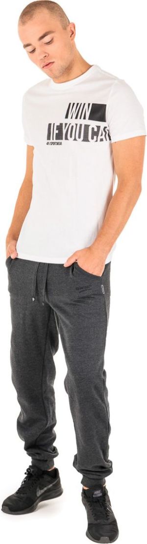 Hi-Tec Męskie spodnie dresowe MELIAN DARK GREY MELANGE r. S (92800187301) 3