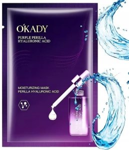 Orjena O'Kady Rozświetlająca Maska w płachcie z Kwasem Hialuronowym i ekstraktem z Perilli 25ml 2