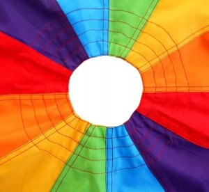 Akson Chusta edukacyjna duże koła + 12 owoców 3m 6