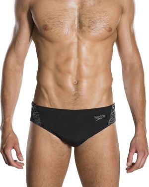 Speedo kąpielówki męskie Boom Splice 7cm Brief black/oxid grey r. S (810854B443) 4