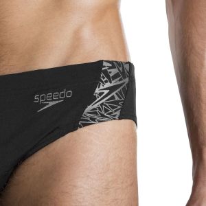 Speedo kąpielówki męskie Boom Splice 7cm Brief black/oxid grey r. S (810854B443) 5