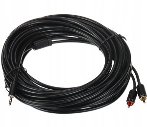 Unitek PRZEWÓD C19024BK01 2&nbsp;x CINCH / Jack TRS 3.5&nbsp;mm 10&nbsp;m UNITEK 2