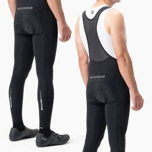 RockBros Spodnie rowerowe z szelkami Rockbros 200021 długie z wkładką Rozmiar L - czarne 2