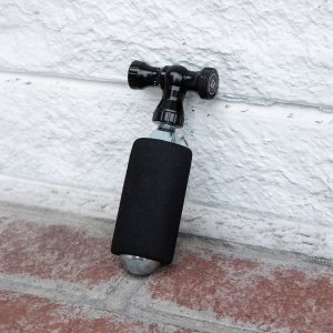 RockBros Pompka CO₂ Rockbros głowica zawór ze stopu aluminium bez naboju kompatybilna z Presta/Schrader - czarna 10