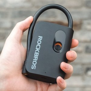 RockBros Pompka akumulatorowa Rockbros L1 Mini 70 psi kompresor długość węża 200 mm Schrader - czarna 2